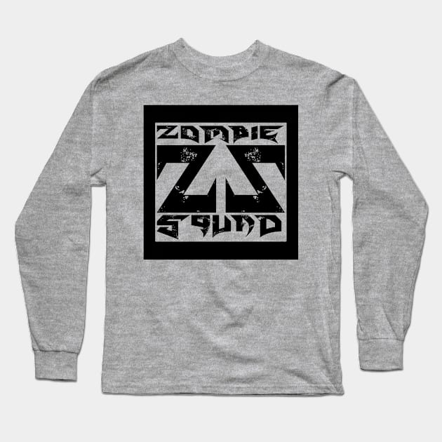 Zombie Squad ZS Blade (Black) Long Sleeve T-Shirt by Zombie Squad Clothing